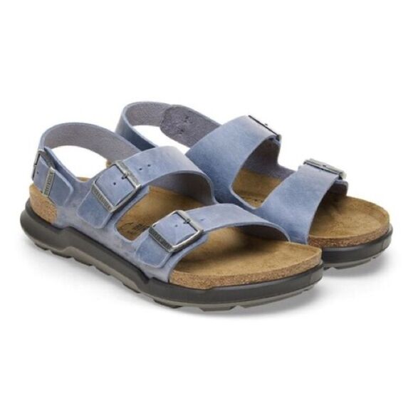 Birkenstock Men\'s Blue Two-Strap Sandal with Backstrap main image 13